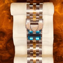 Load image into Gallery viewer, A Tudor steel and gold "Glamour Double Date" gentleman's 42mm wristwatch  in as new condition