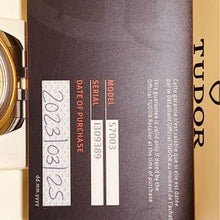 Load image into Gallery viewer, A Tudor steel and gold "Glamour Double Date" gentleman's 42mm wristwatch  in as new condition