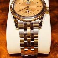 Load image into Gallery viewer, A Tudor steel and gold "Glamour Double Date" gentleman's 42mm wristwatch  in as new condition