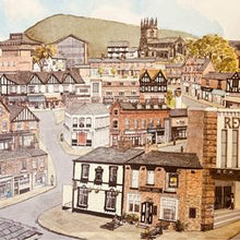 Load image into Gallery viewer, A fabulous Stuarts original of Wilmslow pencil signed "Memories of Macclesfield"