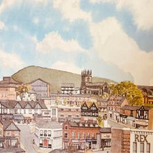 Load image into Gallery viewer, A fabulous Stuarts original of Wilmslow pencil signed "Memories of Macclesfield"