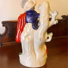 Load image into Gallery viewer, A stunning large Staffordshire flatback figure of "SCOTTISH HIGHLANDER" spill vase