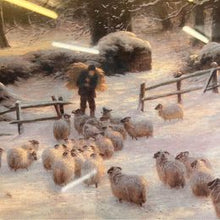 Load image into Gallery viewer, The Shortening Winter's Day is near a Close, 1903, by Joseph Farquharson