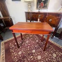Load image into Gallery viewer, Antique eighteenth century George III Chippendale mahogany carved card table