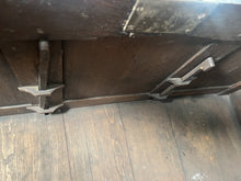 Load image into Gallery viewer, An antique 18th Century Welsh oak coffer, with a silvered finish in lovely original condition