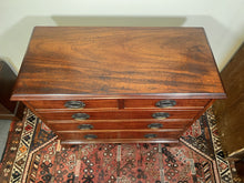 Load image into Gallery viewer, A Small 18th Century George III Mahogany Chest In Lovely Original Condition