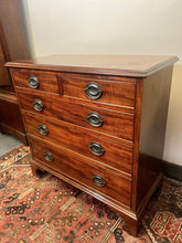 Load image into Gallery viewer, A Small 18th Century George III Mahogany Chest In Lovely Original Condition