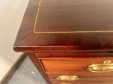 Load image into Gallery viewer, Antique Georgian Mahogany Chest of Drawers With Brushing Slide
