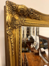 Load image into Gallery viewer, A French Gilded Over Mantel Mirror With Beautiful Detail