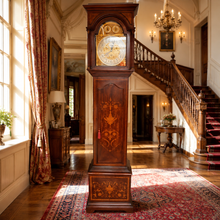 Load image into Gallery viewer, Exceptional Edwardian Musical Three-Train Longcase Clock
