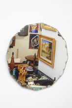 Load image into Gallery viewer, An Art Deco circular wall mirror, with a hand cut bevelled edge circa 1930