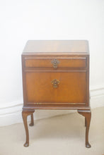 Load image into Gallery viewer, Hand crafted Louis XV style bedside table with a top drawer and great storage