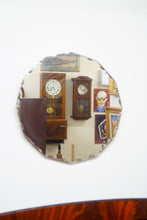 Load image into Gallery viewer, An Art Deco circular wall mirror, with a hand cut bevelled edge circa 1930