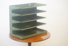 Load image into Gallery viewer, Military vintage campaign desk mounted literature organiser in fantastic original condition