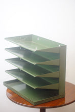 Load image into Gallery viewer, Military vintage campaign desk mounted literature organiser in fantastic original condition