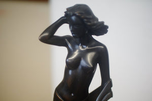 We have for sale a solid bronze Venus Italica the most stunning girl draped in robes