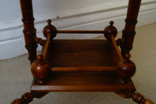 Load image into Gallery viewer, A lovely antique antique Edwardian octagonal shaped occasional table with a lowered shelf