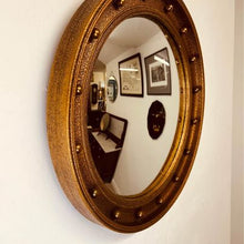 Load image into Gallery viewer, A Regency style gilt framed circular convex butlers mirror in fantastic condition