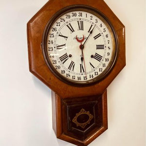 A USA Waterbury clock company “Regent” calendar clock c. 1881