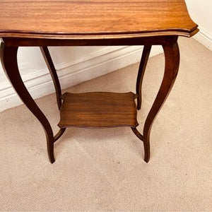 Mahogany occasional table supplied by Walter Carter a fantastic maker supplied by Harrods of London