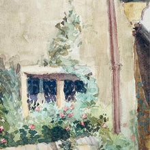 Load image into Gallery viewer, A beautiful Victorian British watercolour of a cottage by William Outhwaite circa 1867