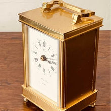 Load image into Gallery viewer, A heavy solid brass melody chime mantle clock