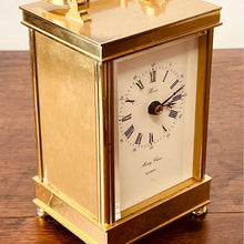 Load image into Gallery viewer, A heavy solid brass melody chime mantle clock