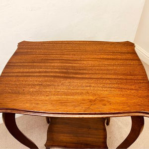 Mahogany occasional table supplied by Walter Carter a fantastic maker supplied by Harrods of London