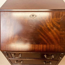 Load image into Gallery viewer, A lovely mahogany fall front bureau of rich colour and a very nice size