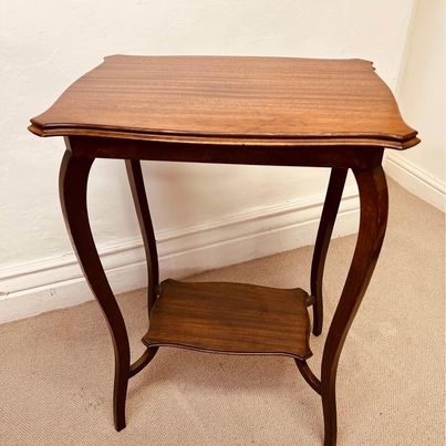 Mahogany occasional table supplied by Walter Carter a fantastic maker supplied by Harrods of London