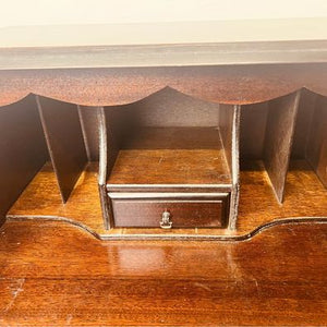 A lovely mahogany fall front bureau of rich colour and a very nice size