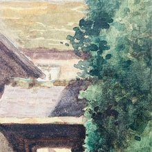 Load image into Gallery viewer, A beautiful Victorian British watercolour of a cottage by William Outhwaite circa 1867