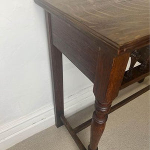 A spectacular Victorian quarter sawn oak antique console table date circa 1850