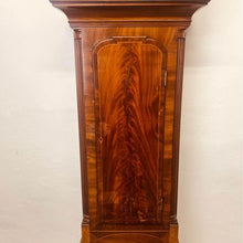 Load image into Gallery viewer, A lovely Scottish late regency flame mahogany loncased regulator clock by Anderson of St Andrews