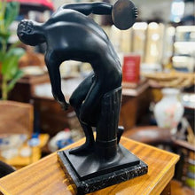 Load image into Gallery viewer, Antique Bronze figure of the discus thrower Discobolus of Myron, made from solid bronze