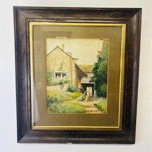 Load image into Gallery viewer, A beautiful Victorian British watercolour of a cottage by William Outhwaite circa 1867
