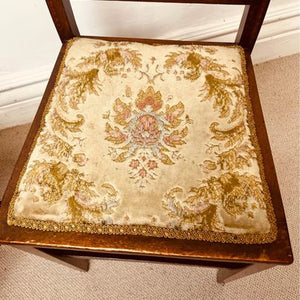 A lovely pair of fine Edwardian antique inlaid bedroom chairs in fantastic condition