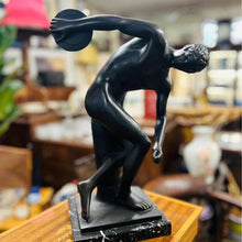 Load image into Gallery viewer, Antique Bronze figure of the discus thrower Discobolus of Myron, made from solid bronze