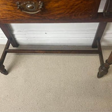 Load image into Gallery viewer, A spectacular Victorian quarter sawn oak antique console table date circa 1850