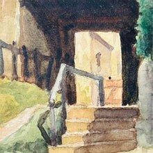 Load image into Gallery viewer, A beautiful Victorian British watercolour of a cottage by William Outhwaite circa 1867