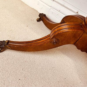 A handsome Regency rosewood fold over card table with lovely rich woodgrain