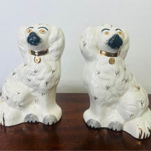 Load image into Gallery viewer, A gorgeous pair of Beswick seated Staffordshire spaniel dogs in lovely condition