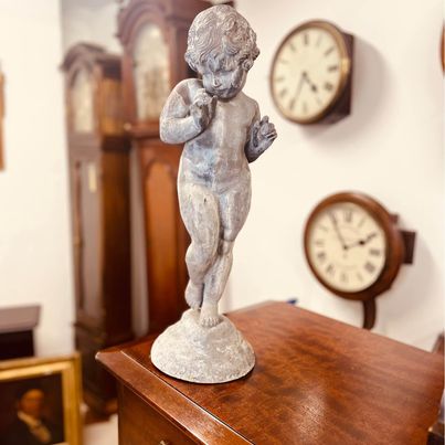 A fabulous original Georgian lead statue in fantastic original condition