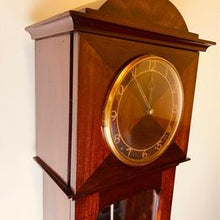 Load image into Gallery viewer, A rare mahogany cased Art Deco factory electric clock circa 1930 in lovely condition