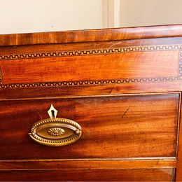 A fantastic George III mahogany chest of drawers with a lovely rich patina