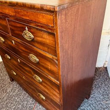 Load image into Gallery viewer, A fantastic George III mahogany chest of drawers with a lovely rich patina