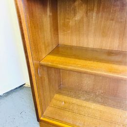 A fantastic Mid Century Nathan glazed bookcase C1960