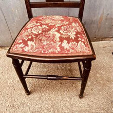 Load image into Gallery viewer, A matching set of four late nineteenth century Edwardian mahogany side chairs