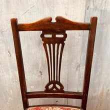 Load image into Gallery viewer, A matching set of four late nineteenth century Edwardian mahogany side chairs