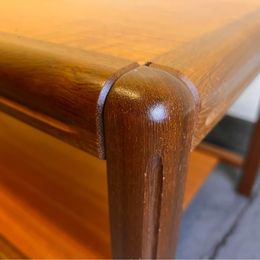 A lovely Nathan Mid-Century Teak coffee table with amazing shoulders